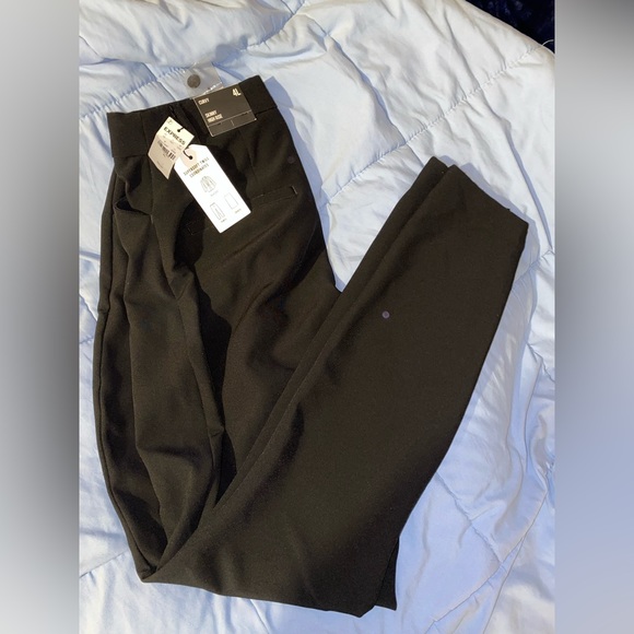 Express Curvy High Waisted Supersoft Twill Skinny Pant - Picture 2 of 3